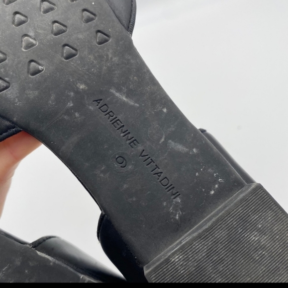 Adrienne Vittadini Black Pointed Toe D’Orsay Flats - Picture 3 of 6